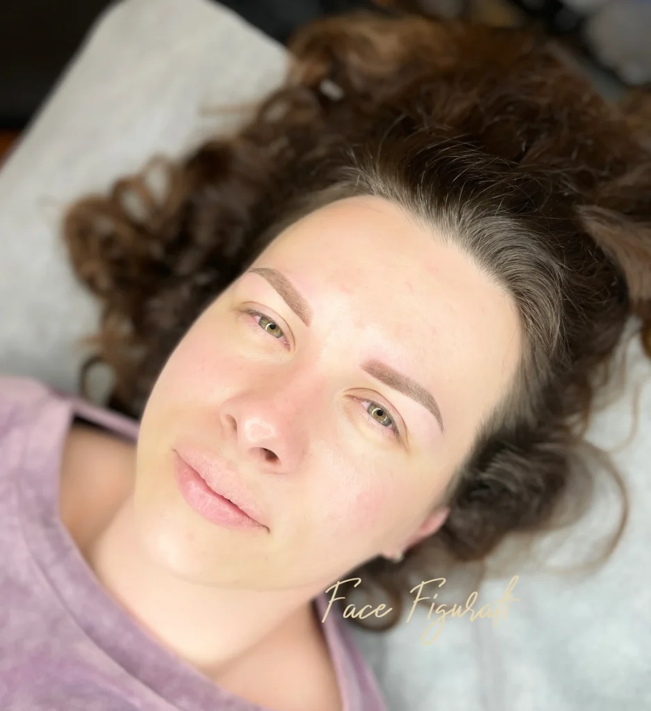 brow powdering