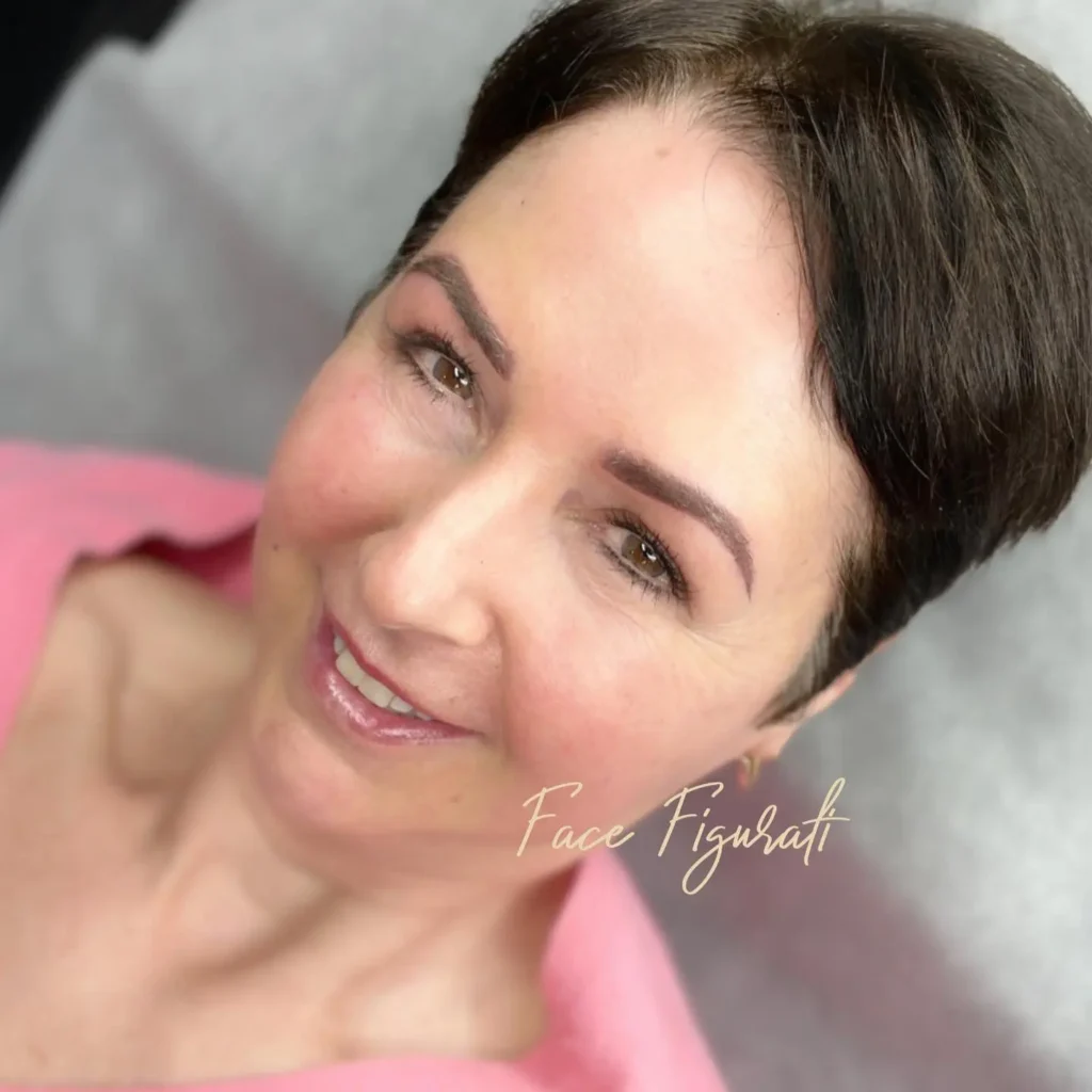 powder brow tattoo